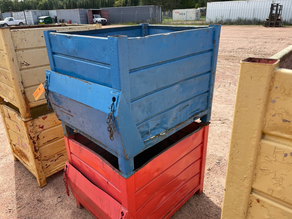 (2) Metal Containers