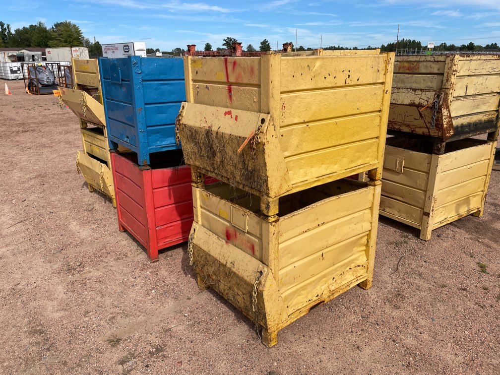 (2) Metal Containers
