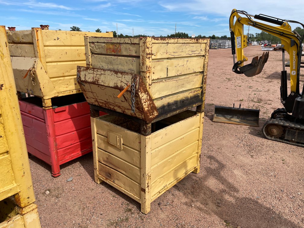 (2) Metal Containers