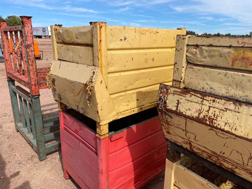 (2) Metal Containers