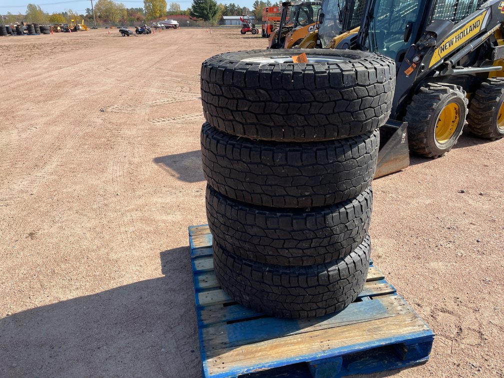 Set of (4) Tires on Rims