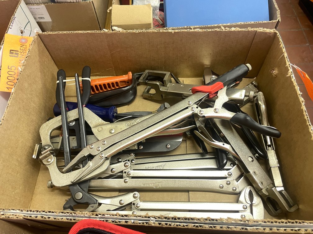 Vise Grip Pliers, Side Cutters, and Long Neck Vise Grips