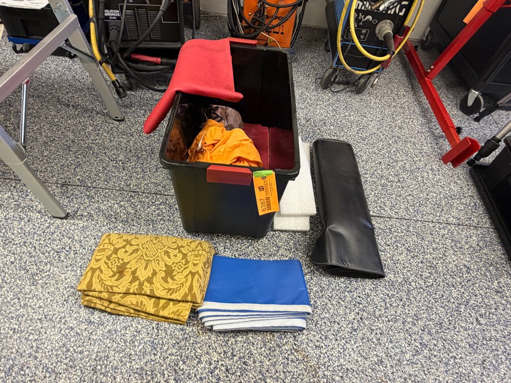 Tote of Mechanical Protection Items