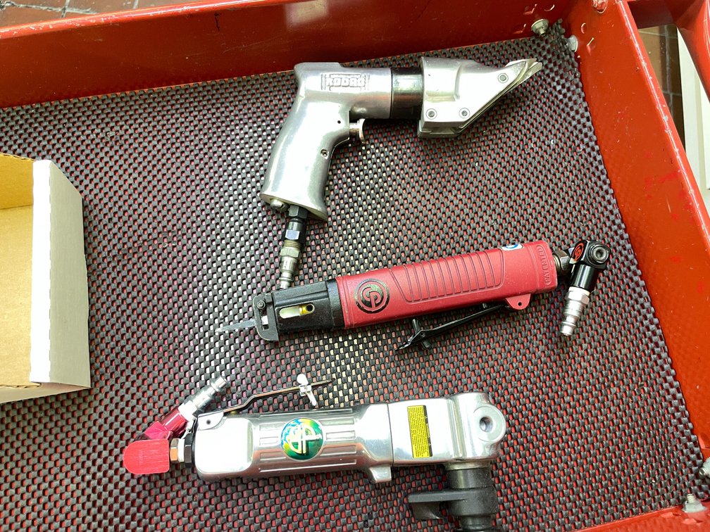 Astro Door Skin Remover, Rodac Nibbler, and CP Super Saw