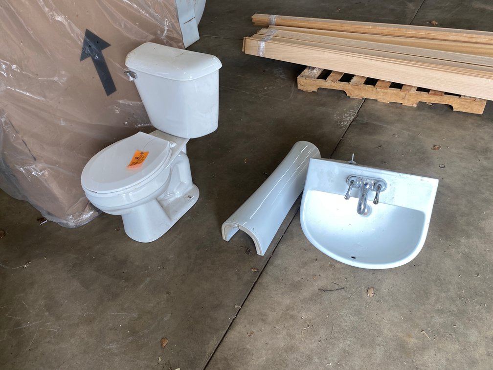 Mansfield Toilet and Foremost Sink