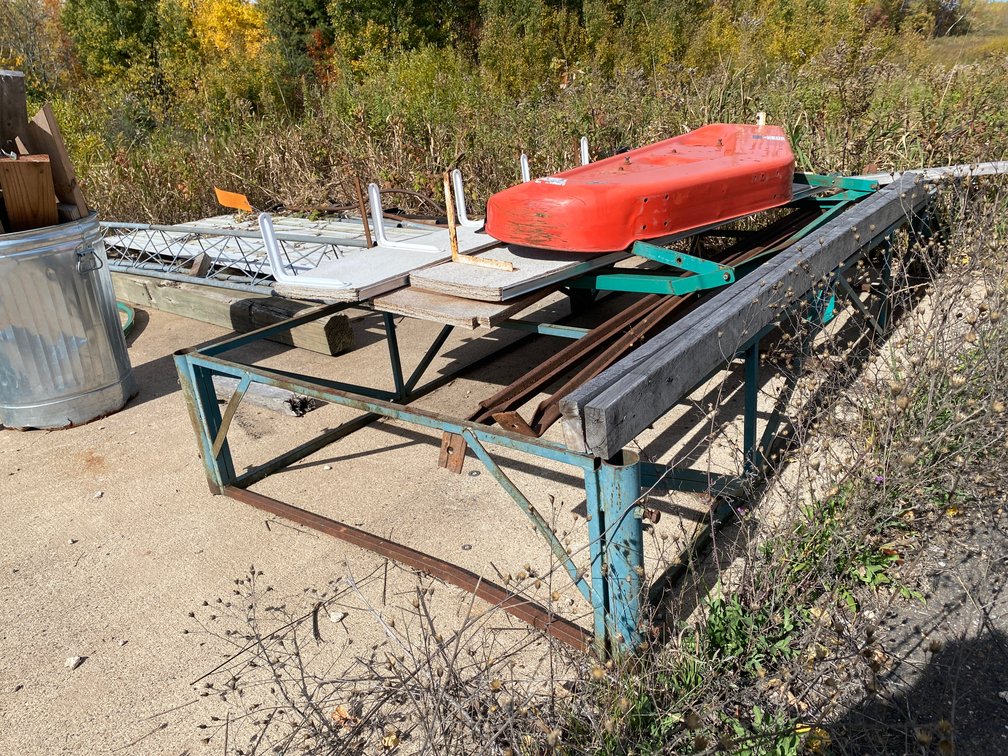 Steel Dock Section With Dock Boards