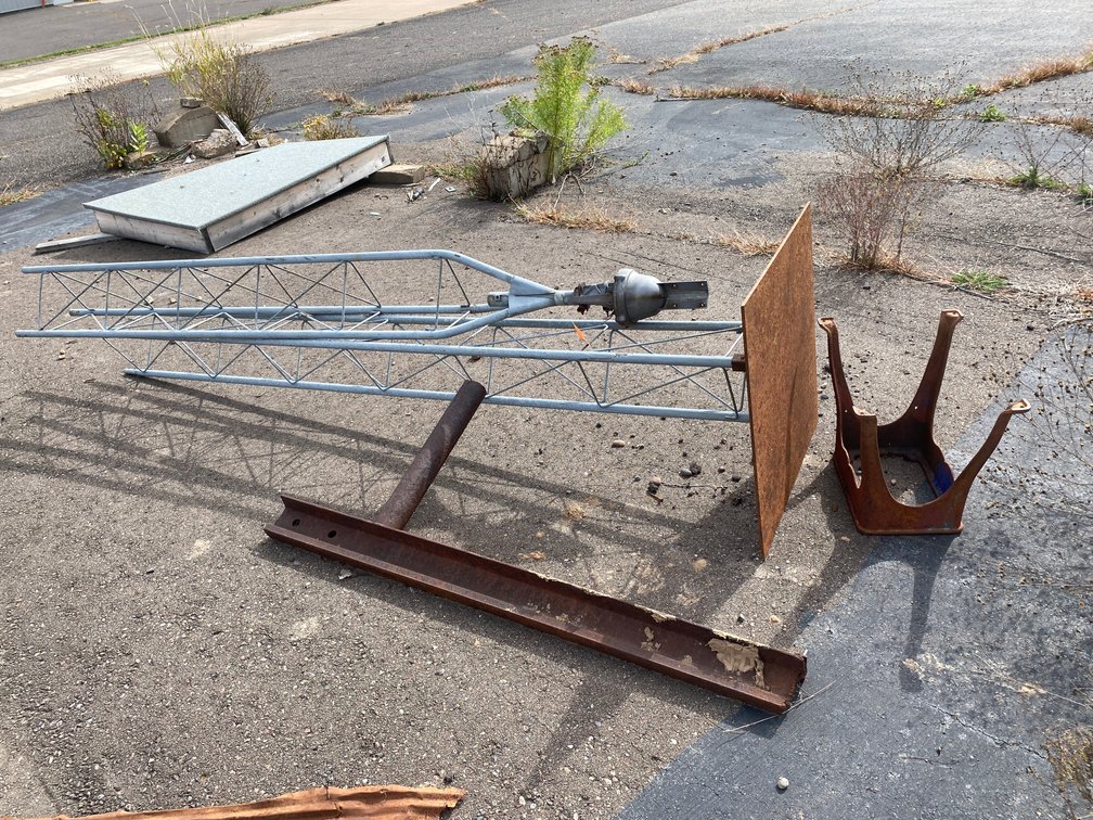 (2) Sections Of Antenna Tower and Other Steel