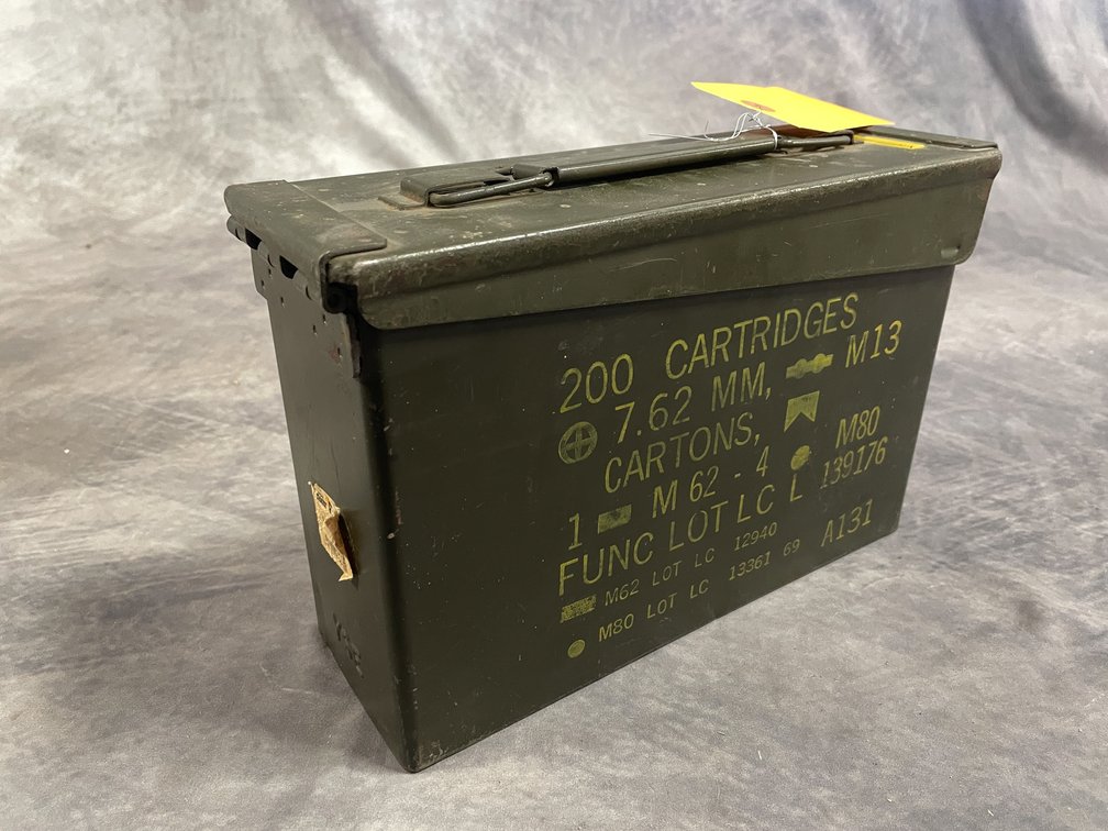 Metal Ammo Box with 7.62 Ammo (Neenah, WI)
