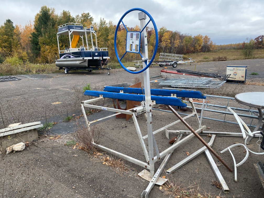 Shore Master Aluminum Boat Lift With Canopy