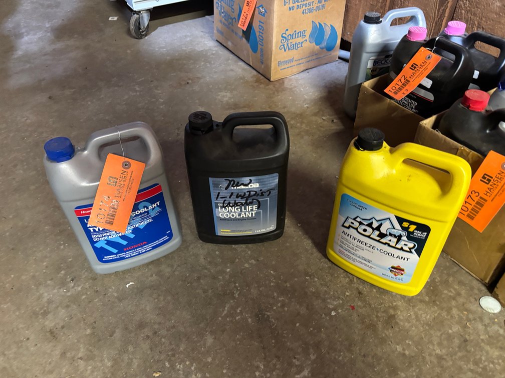 (3) Jugs of Antifreeze