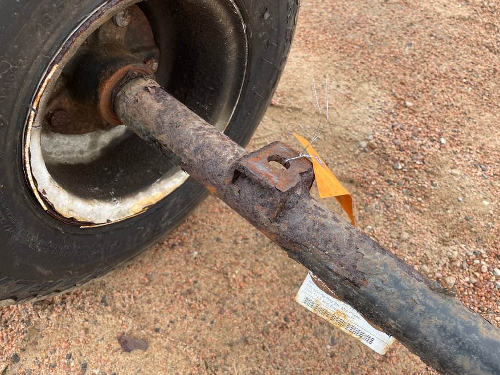 Snowmobile Trailer Axle