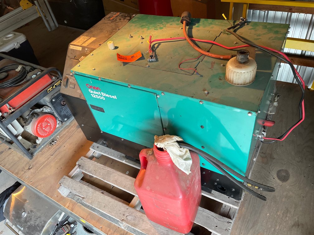 (1) Onan Quiet Diesel 12500 Commercial Generator
