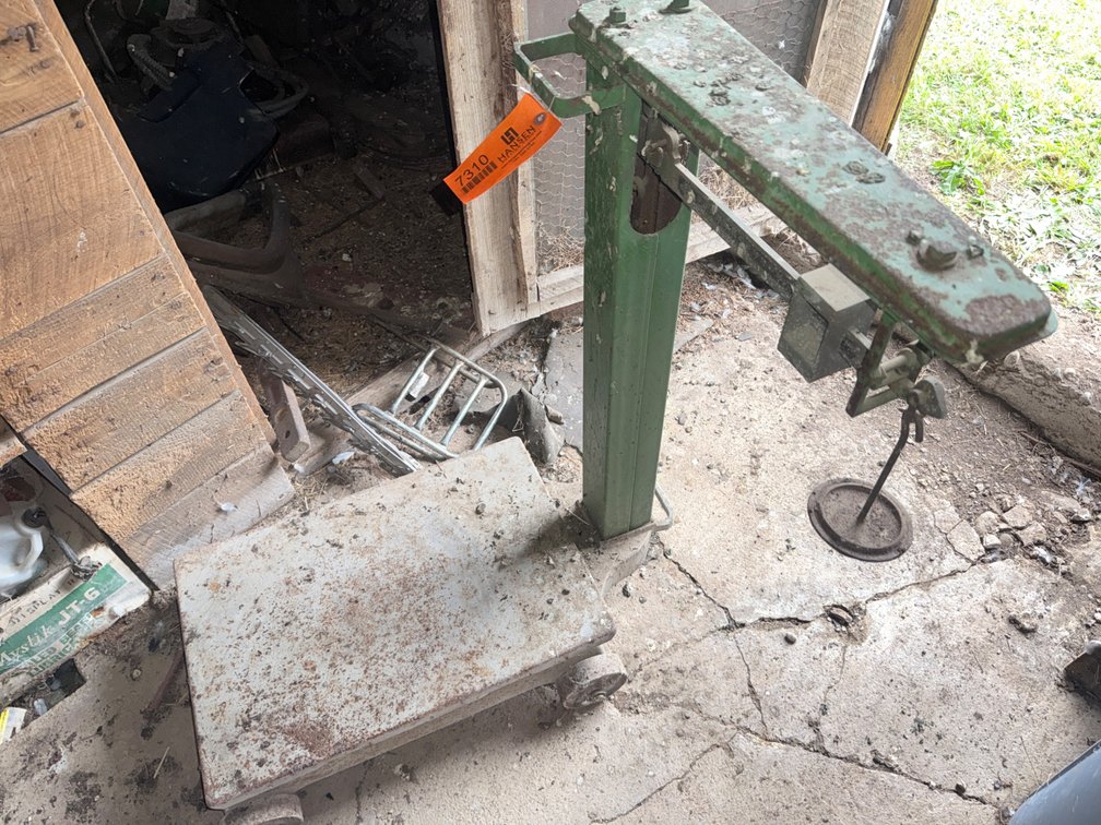(1) Green Mechanical Balance Beam Platform Scale