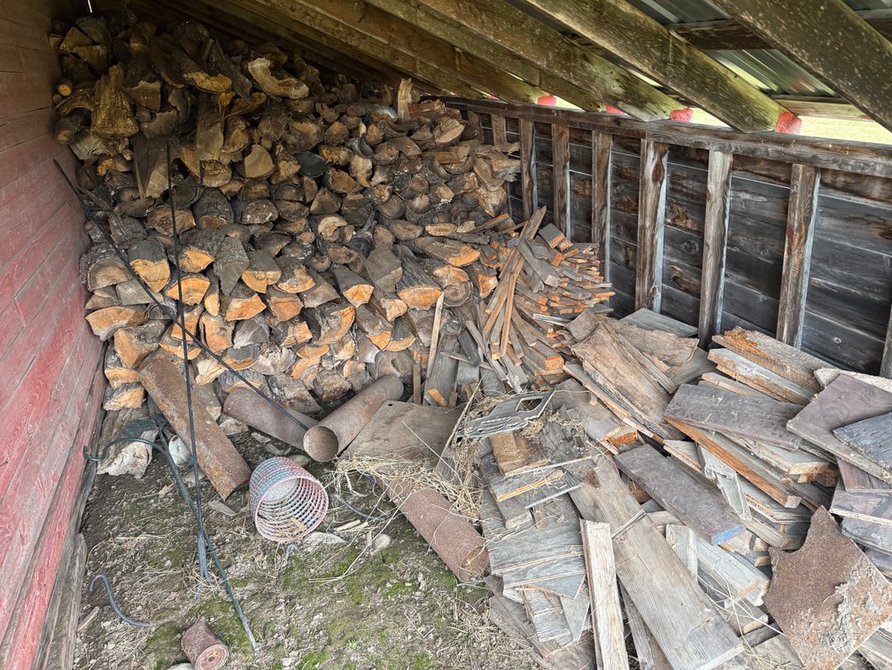 Firewood, Scrap Lumber, Metal Pipes, and More