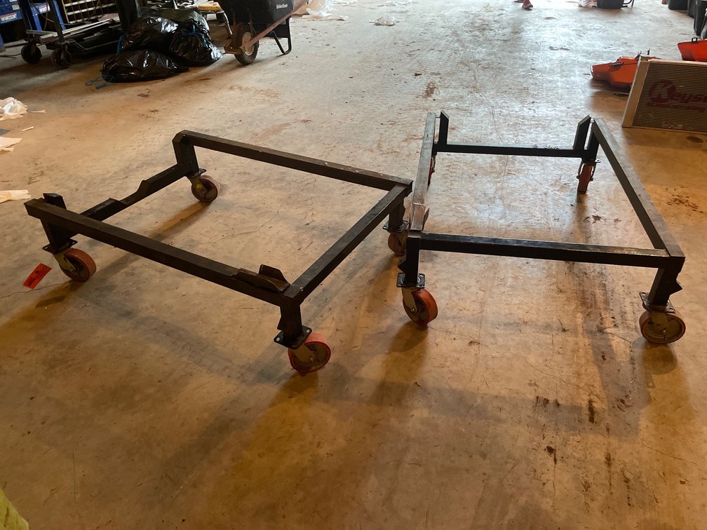 Welded Steel Rolling Frame Cart