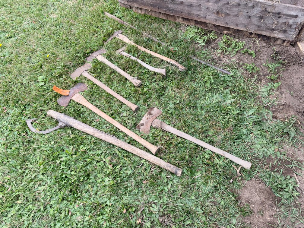 (6) Axes, Hewing Axes, and Cant Hook