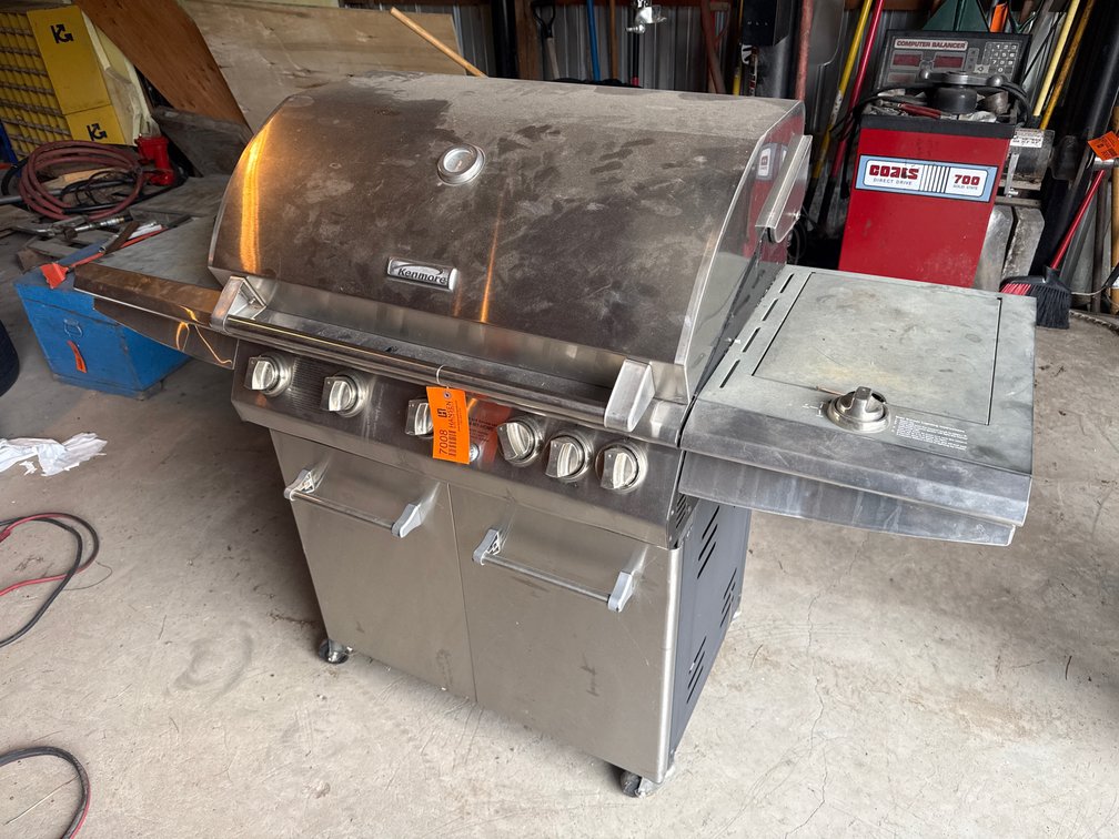 Kenmore Stainless Steel 5 Burner Gas Grill with Grilling Tools