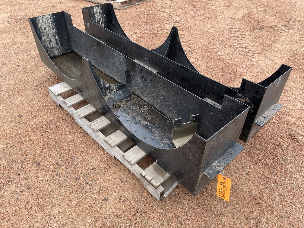 (2) Steel Dual Axle Fenders