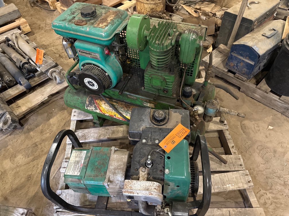 Gas Powered Air Compressor and Portable Generator
