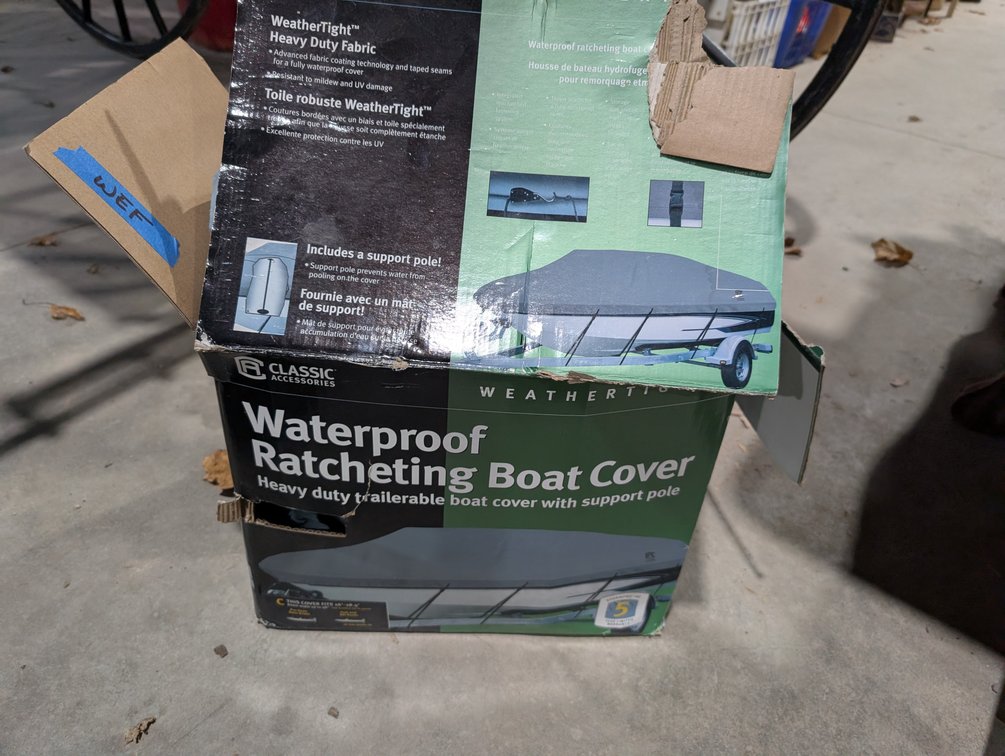 Weathertight Waterproof Ratcheting Boat Cover