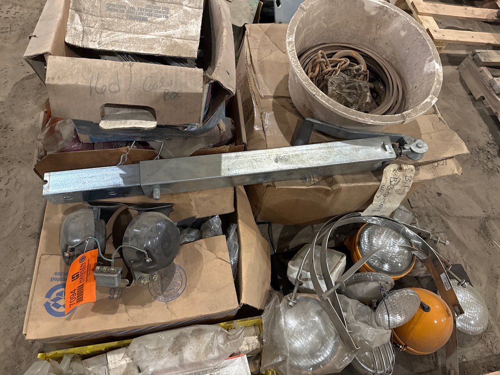 Vehicle Lights, Dual Trumpet Horns, Galvanized Brackets, and More