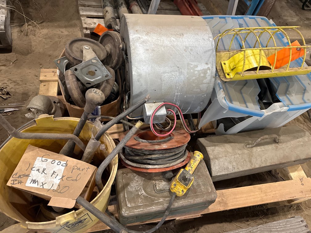 Blower Fan Assembly, Industrial Casters, Cable Reel with Pendant Control, Toolboxes, and More