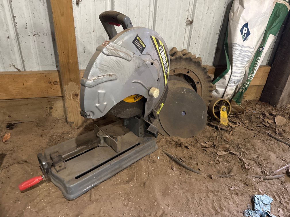 Abrasive Cutoff Chop Saw, Cutting Wheels, Drive Sprocket, and More