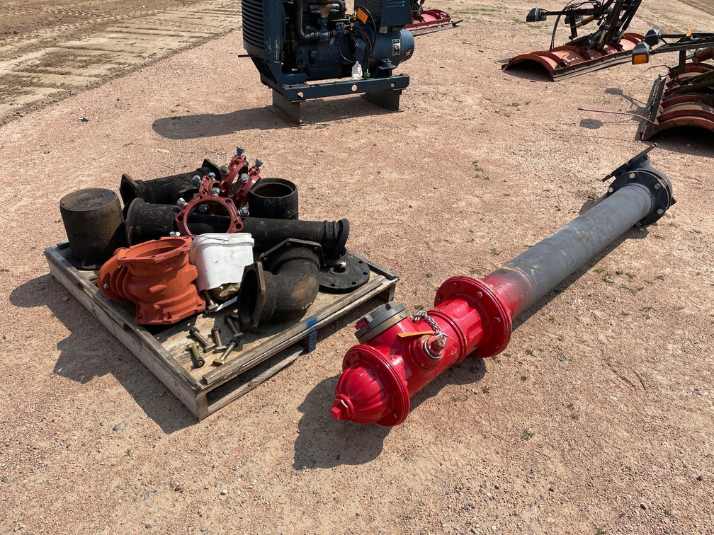 Fire Hydrant with Pipe