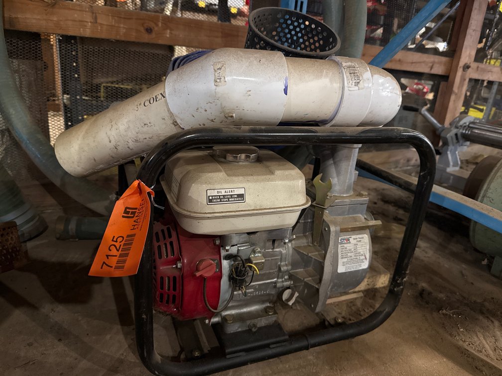 NorthStar Model 109160 2" Semi Trash Pump with Honda GX120 4.0HP Engine and Hoses
