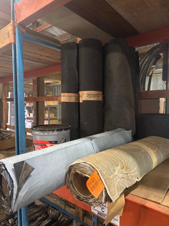 Roofing Underlayment Felt Rolls, Membrane Rolls, and SealBest Roof Cement