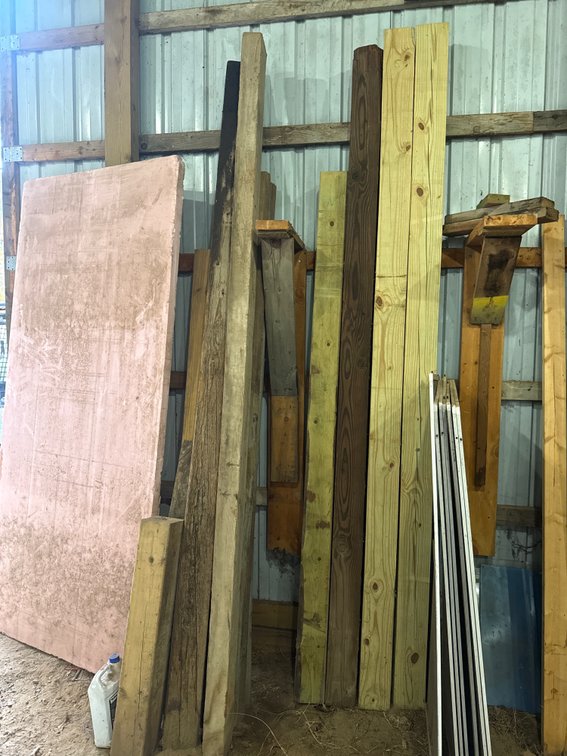Treated Timbers, Dimensional Lumber, (7) window screens, and More