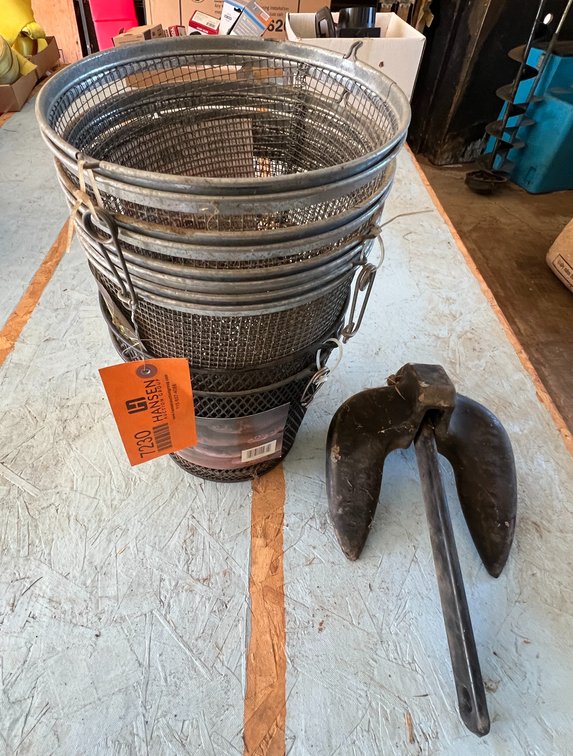 (9) Minnow Traps and Anchor