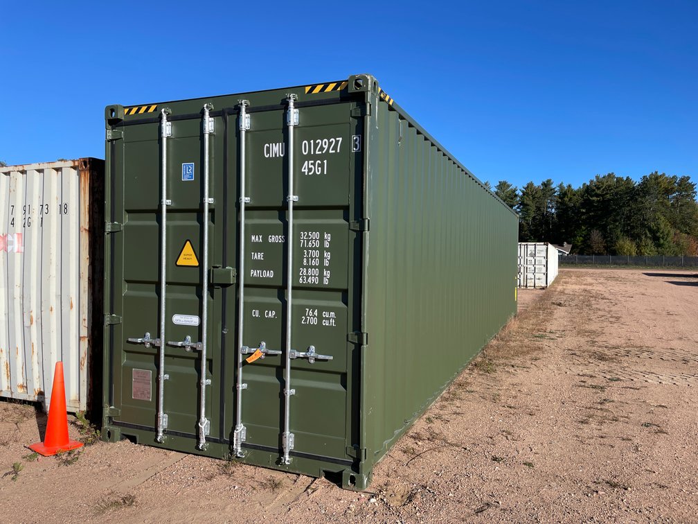 40' High Cube Single Use Container