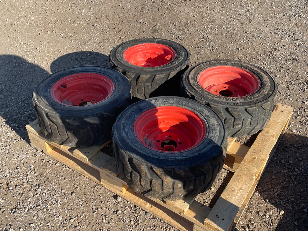 (4) Bobcat Tires on 5-Bolt Rims