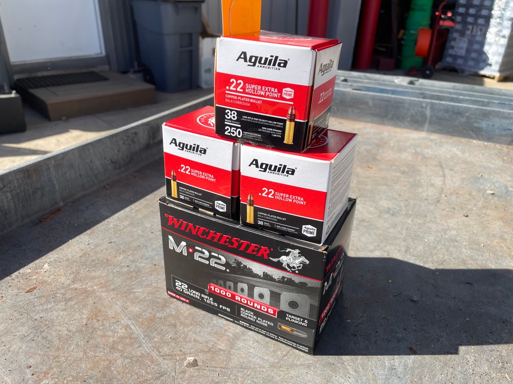(1,750) .22 LR Cartridges
