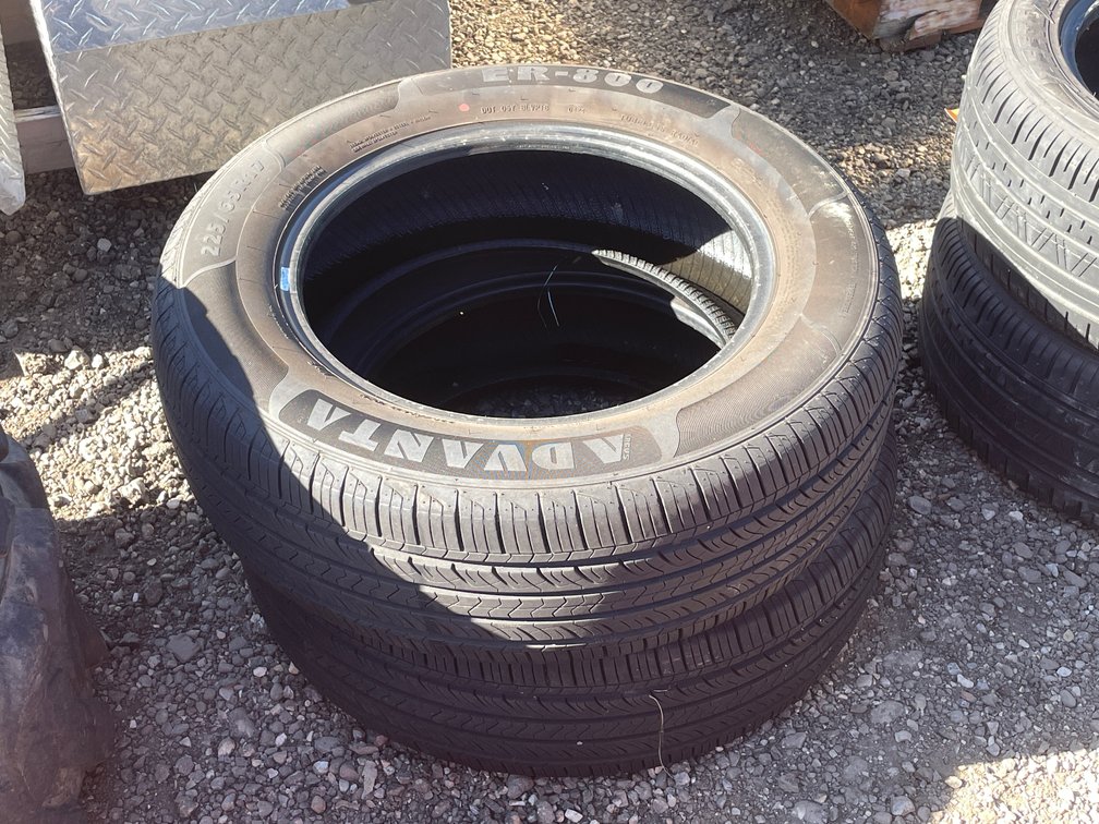 (2) Advanta Tires