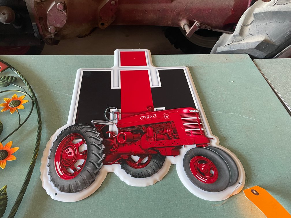 IH Metal Sign