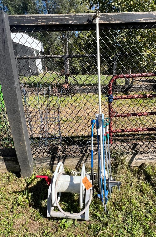 Hose Reel, Sprinklers, and Water Wands