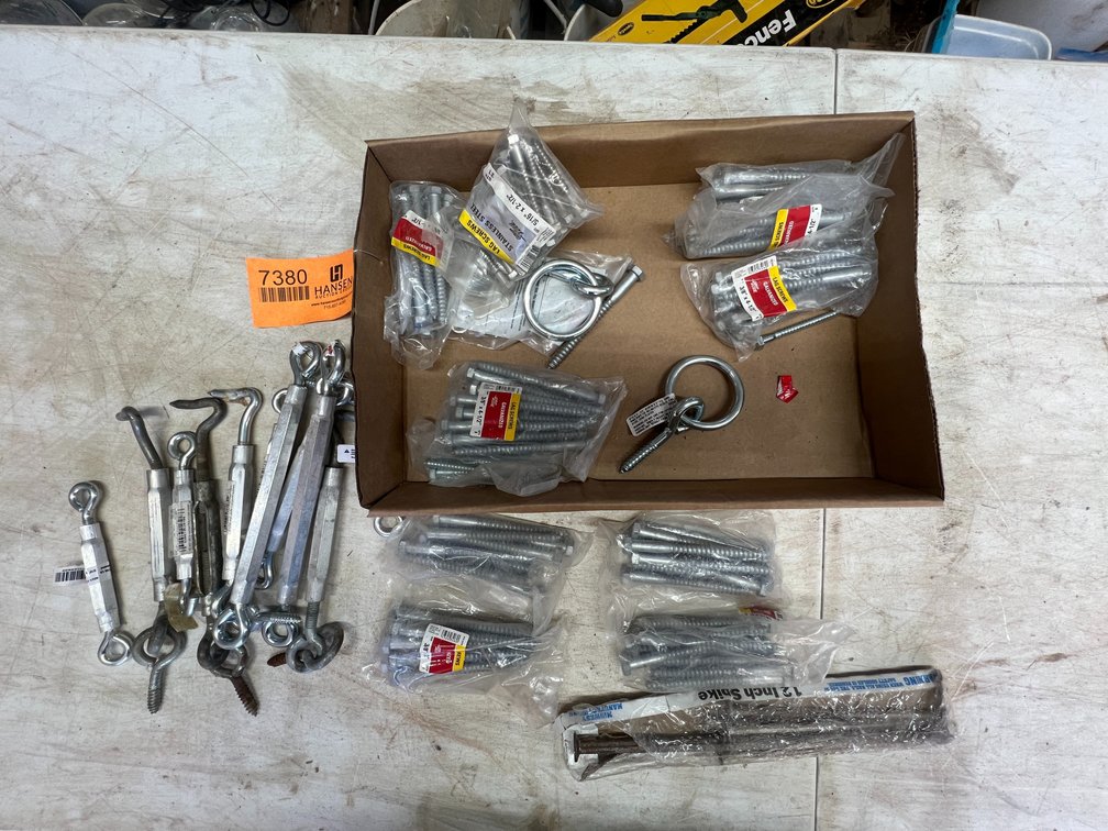 Misc. Lag Bolts and Turnbuckles