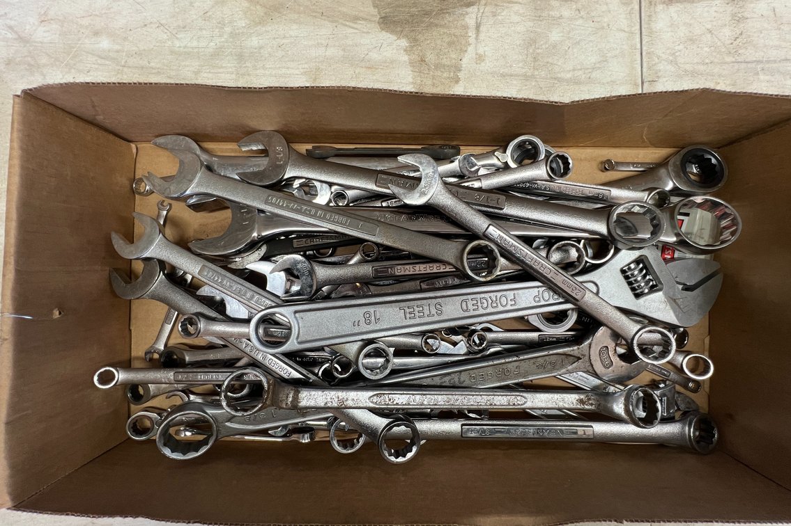 Box End Wrenches and Crescent Wrenches