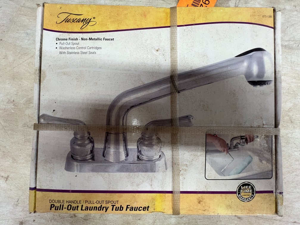 Tuscany Pull Out Laundry Tub Faucet
