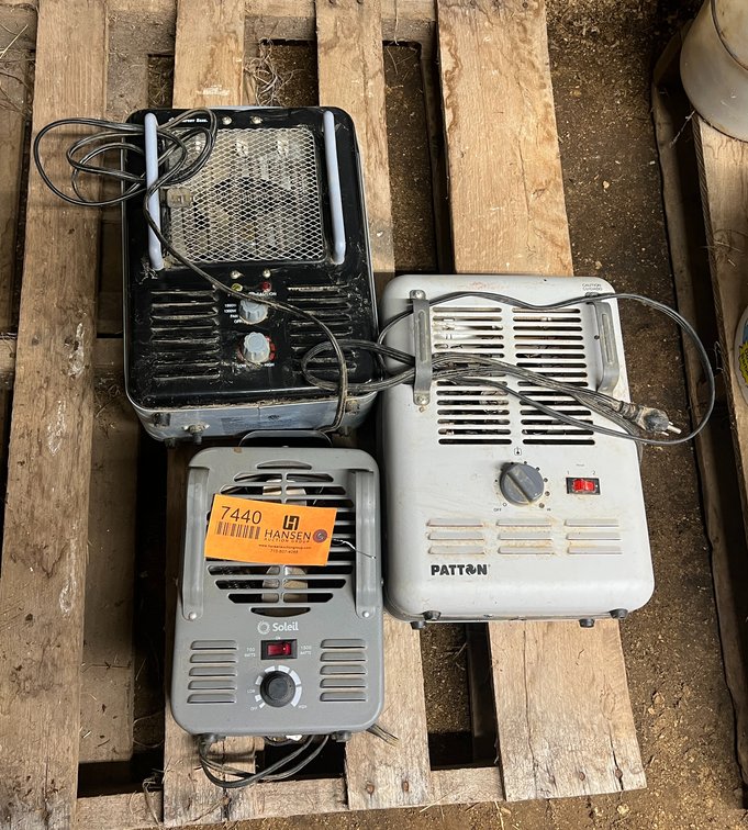 (3) Milkhouse Heaters