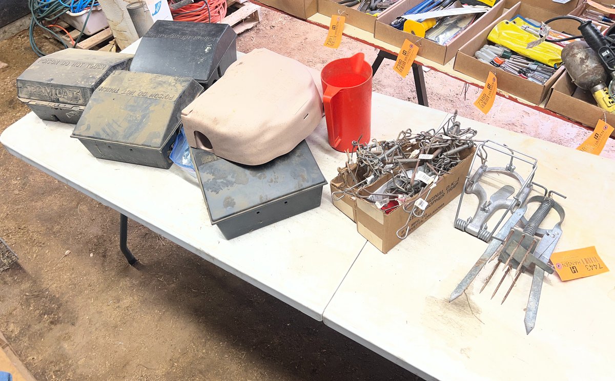 Various Rodent Traps and Bait
