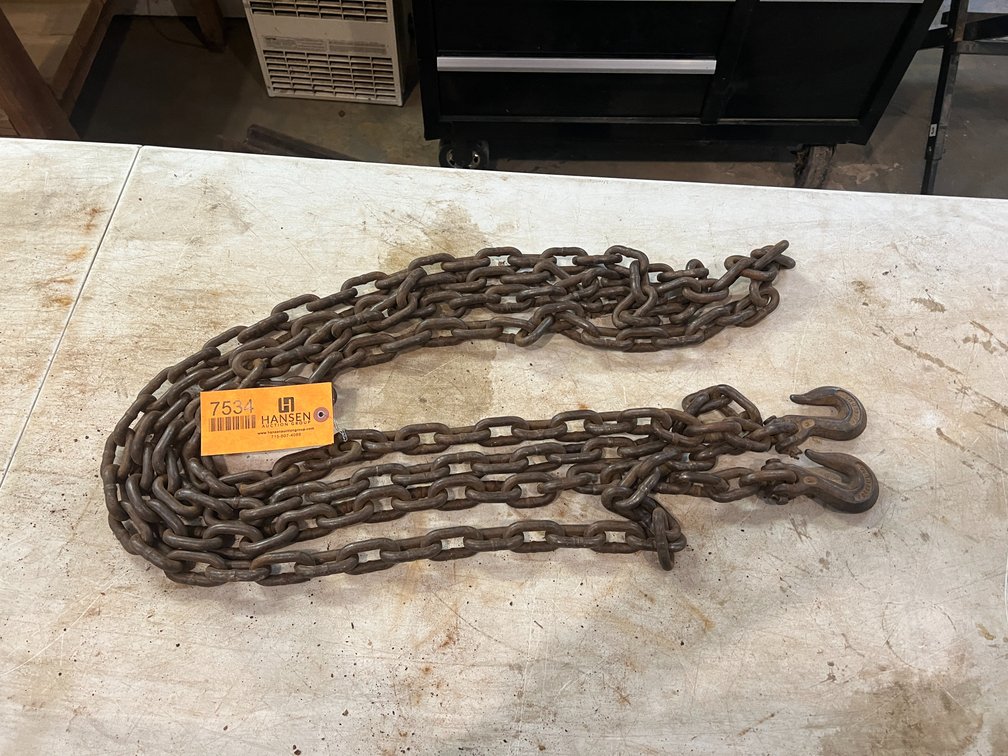 3/8" 20' Chain with Hooks