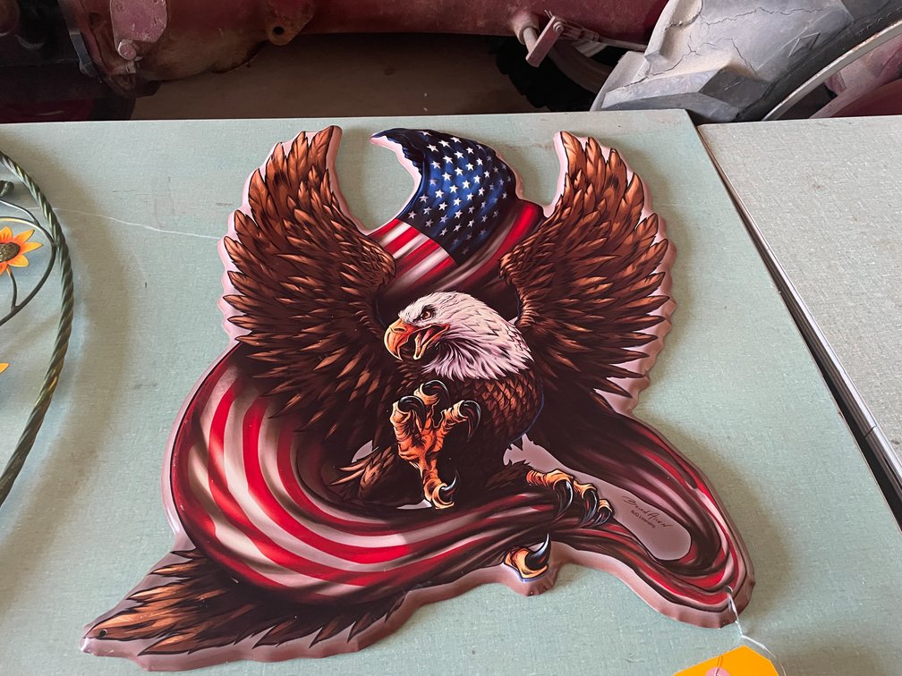 Metal Eagle Sign