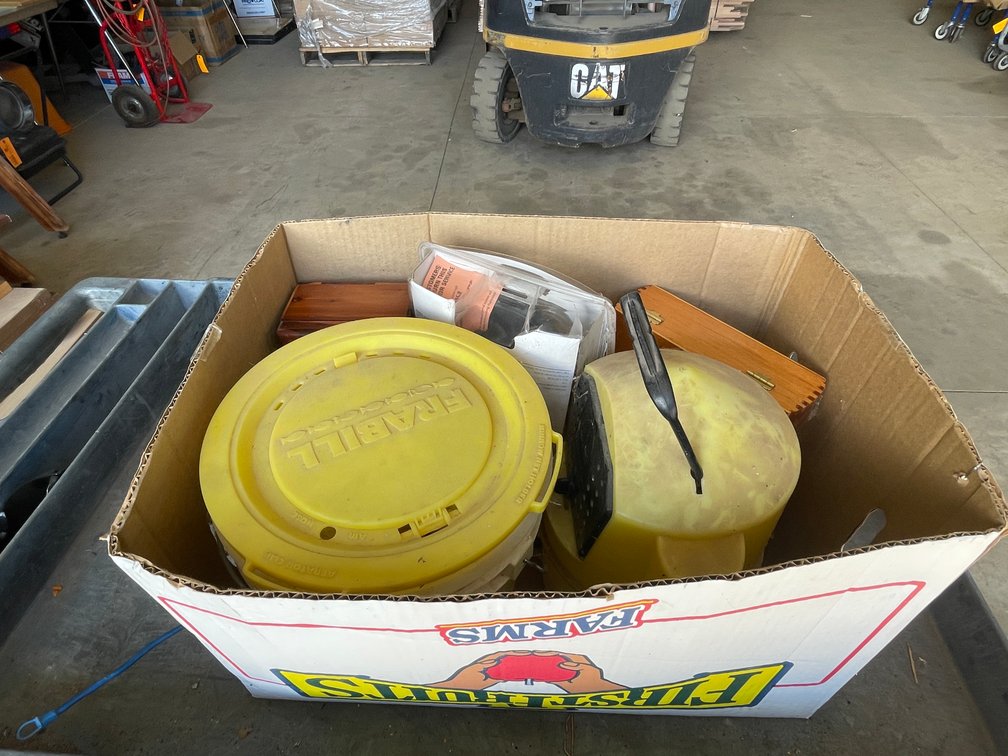 Box of Fishing Supplies