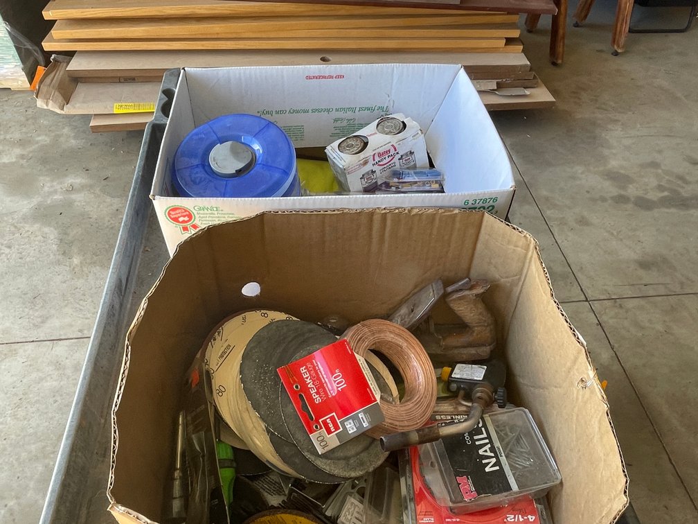 (2) Boxes of Shop Supplies