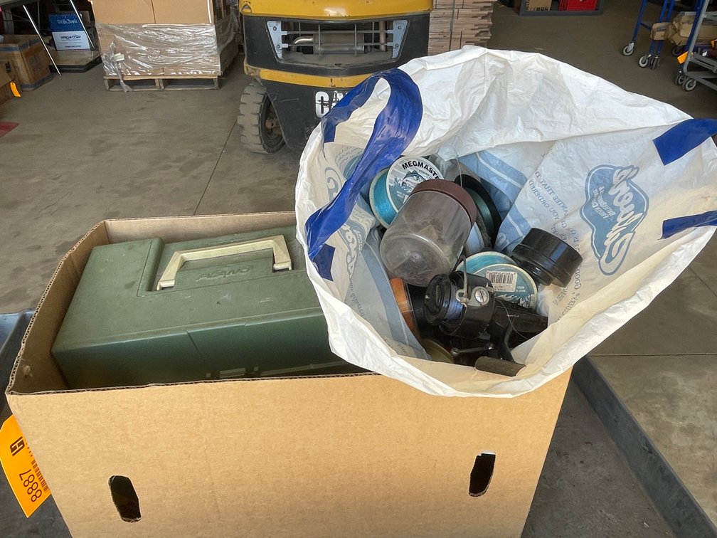 Box of Fishing Supplies