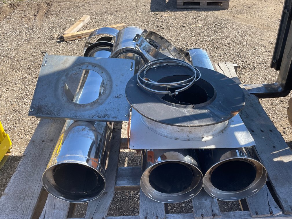 Stainless Double Wall Fireplace Pipe