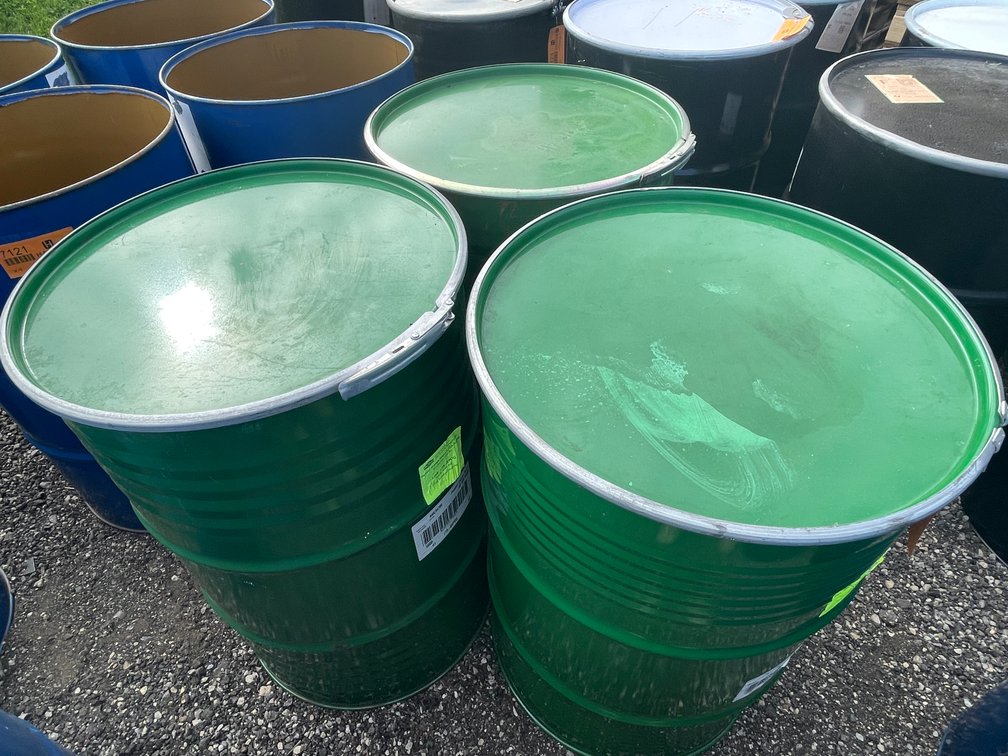 (3) 55 Gallon Steel Drums